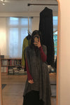 Daniel Andresen 黑白线条镶嵌式 开襟 CALLA 羊毛衫 PDA0